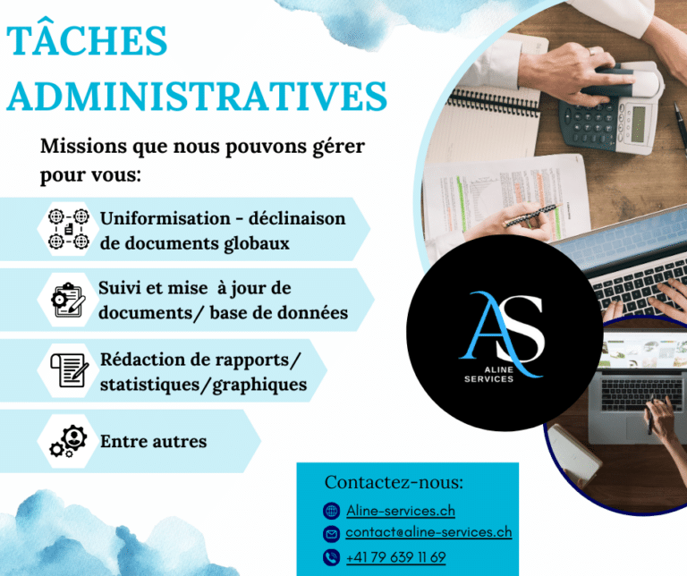 Tâches administratives